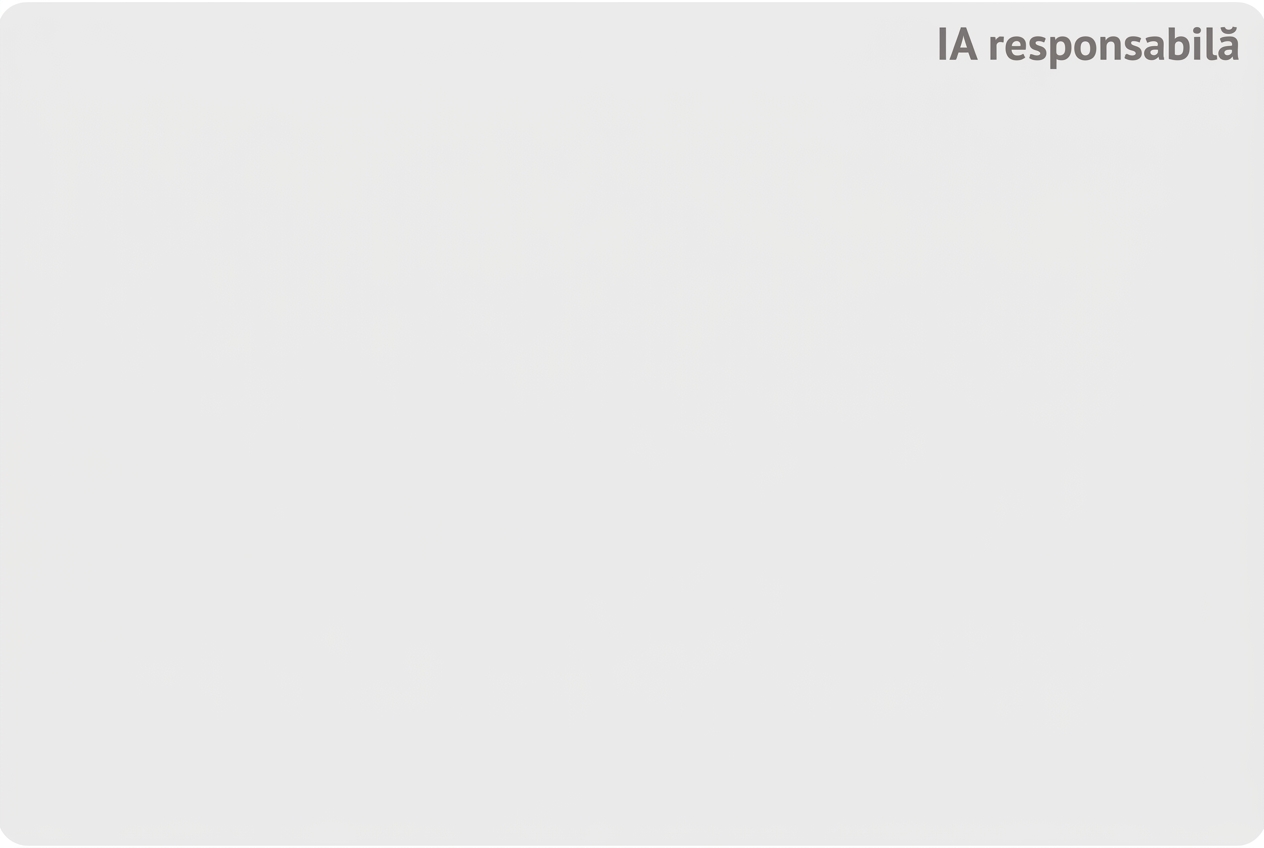 Domenii ale IA responsabile