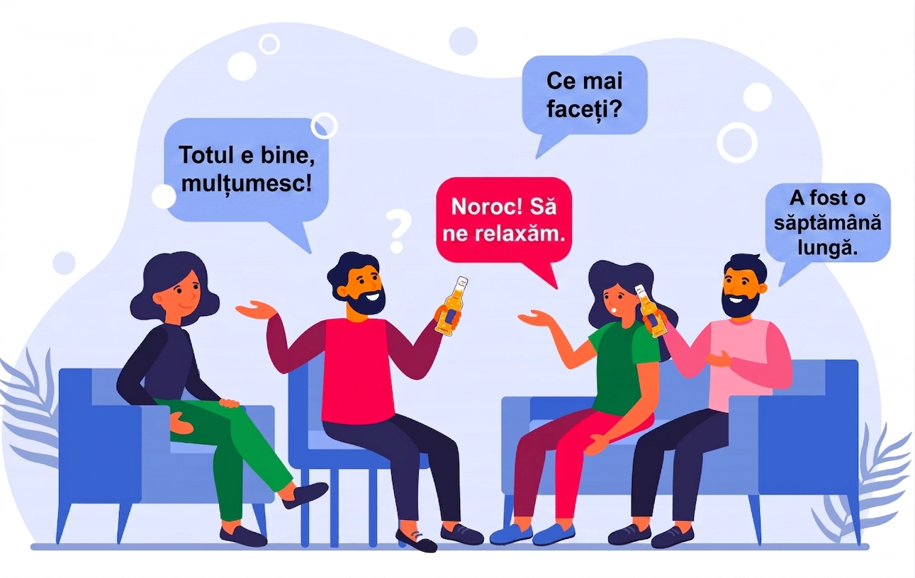 persoane așezate într-o conversație de grup