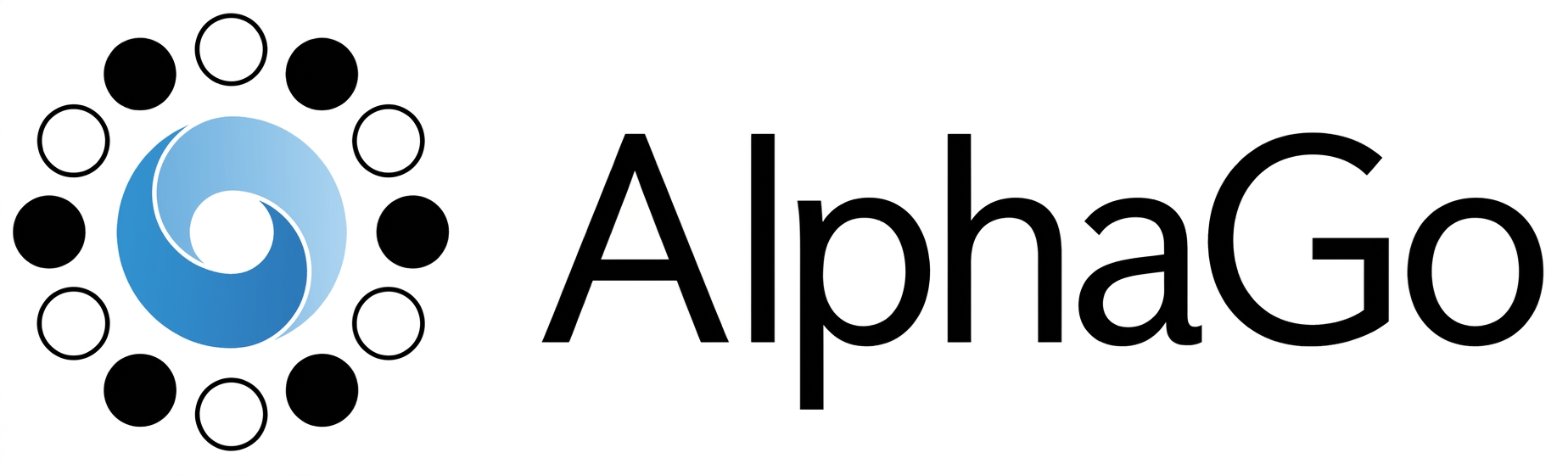 Imaginea logo-ului AlphaGo.