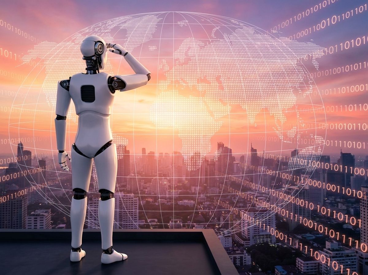 Un robot care își planifică traseul.