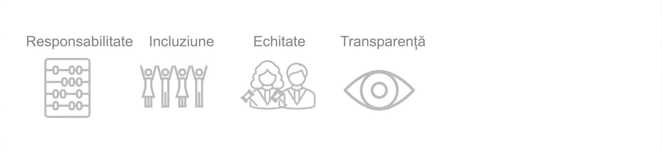 Un ochi cu cuvântul „Transparență".