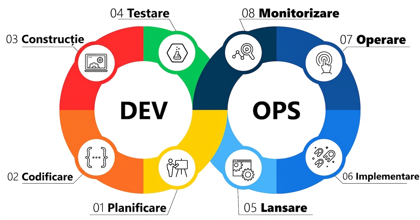 Ciclul DevOps.
