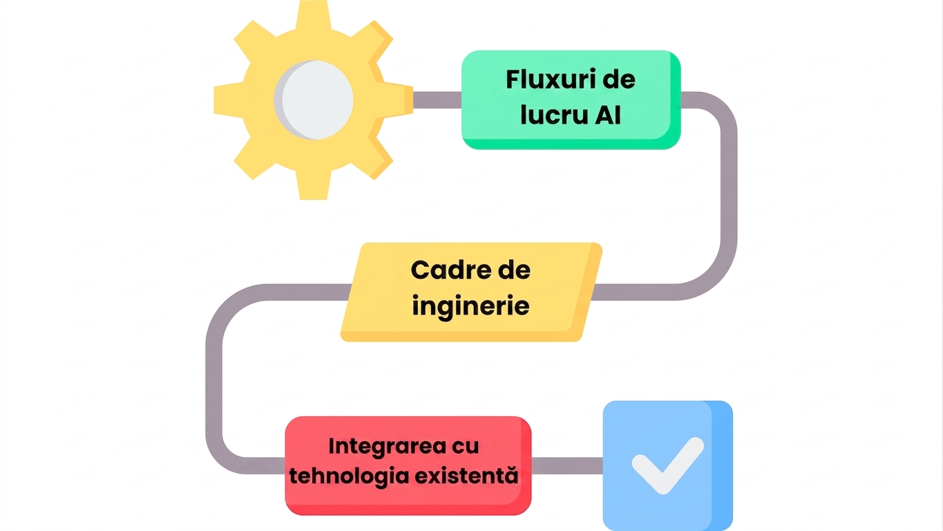 Fluxuri AI, cadre de inginerie și integrarea software-ului AI în infrastructura tehnologică existentă