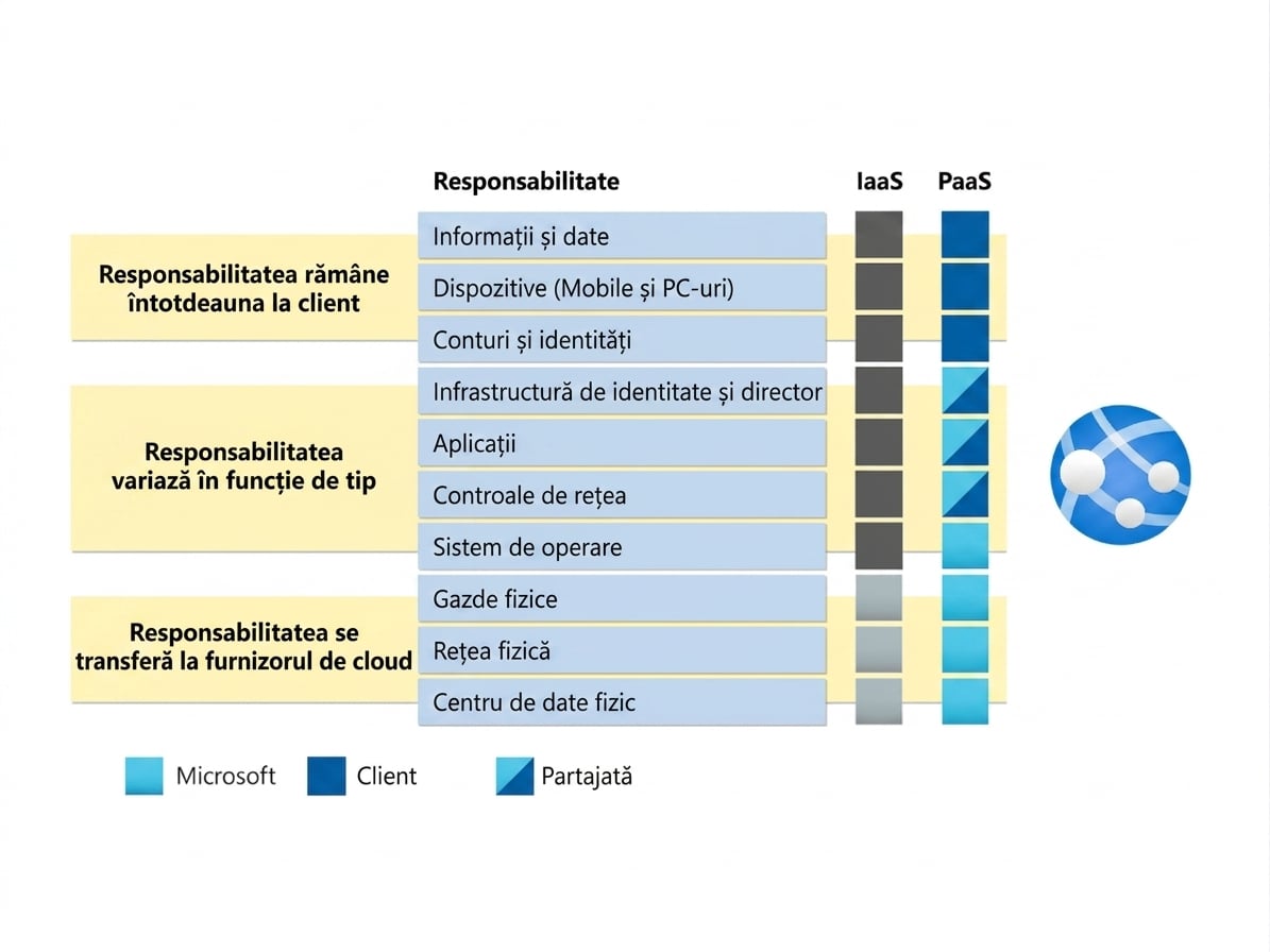 Responsabilități Platform as a Service