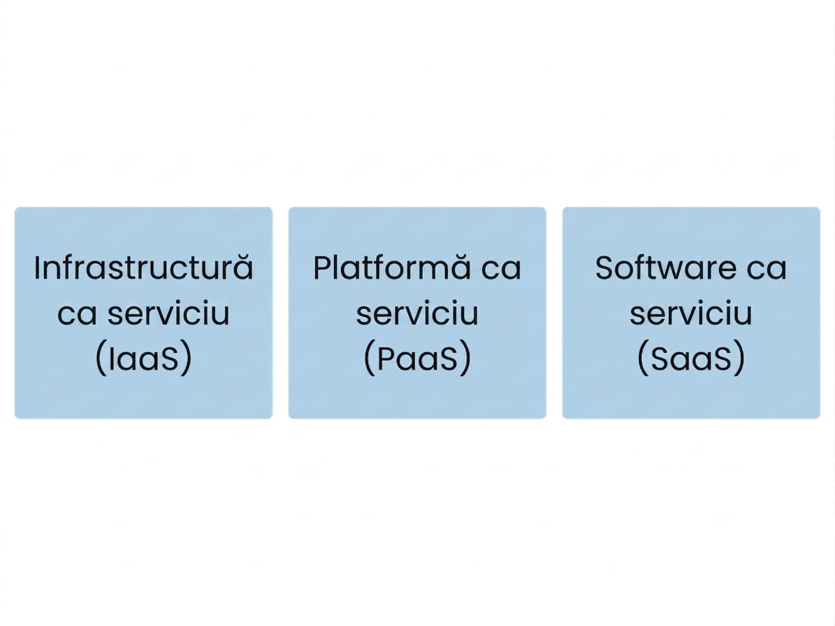 Trei tipuri de servicii cloud