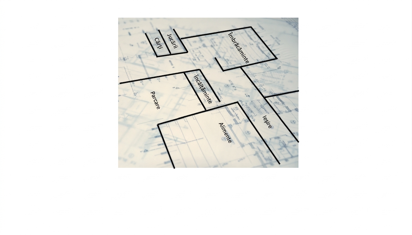 Planul unui centru comercial