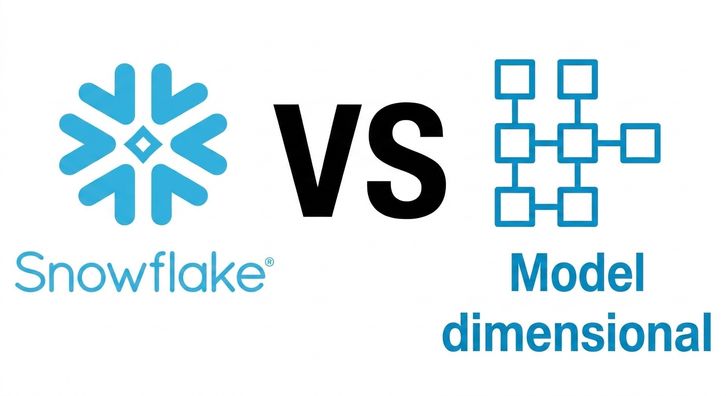 Snowflake, data warehouse vs model dimensional