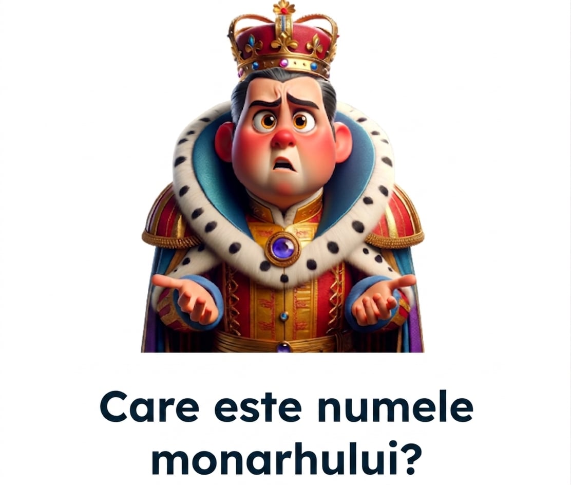 Un monarh cu aspect confuz și întrebarea „care este numele monarhului"