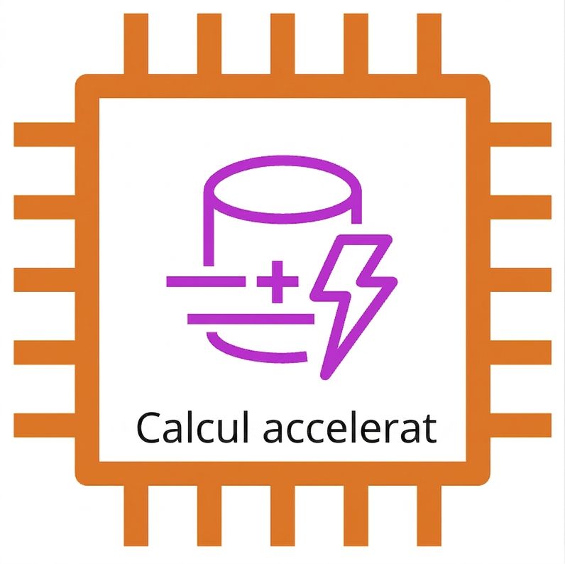 Pictogramă instanță EC2 de calcul accelerat.