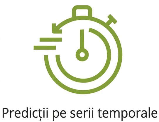 Pictogramă reprezentând predicții pe serii de timp.