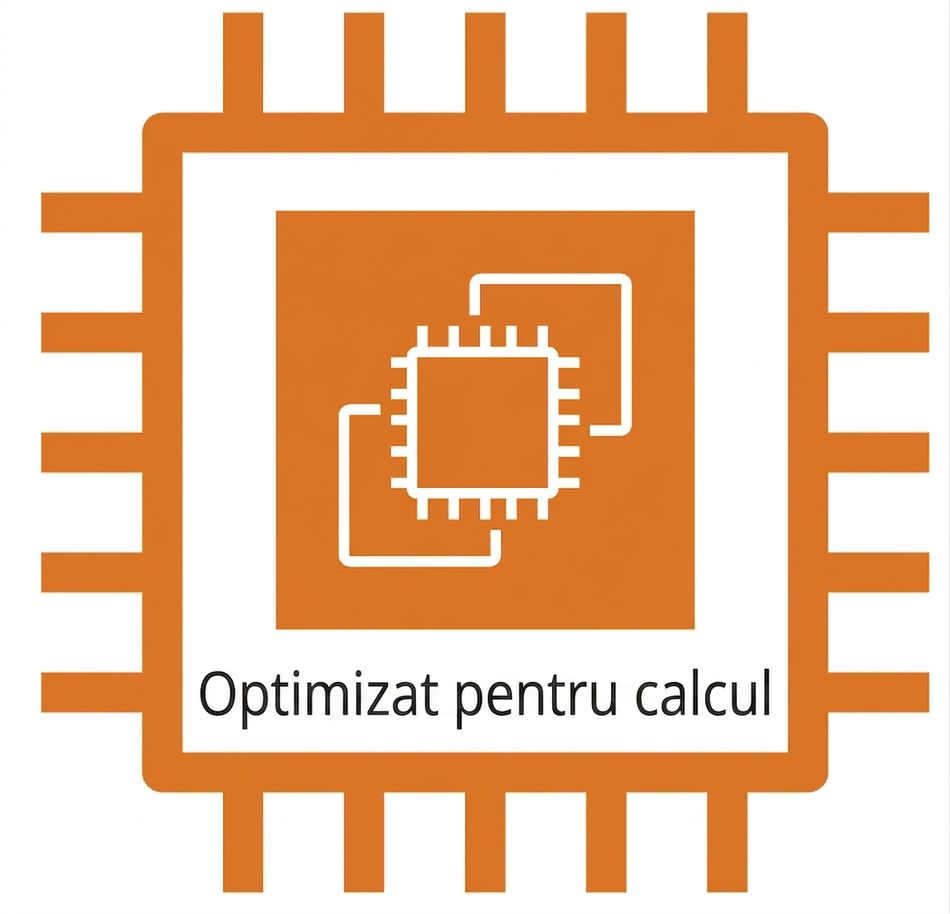 Pictogramă instanță EC2 optimizată pentru calcul.