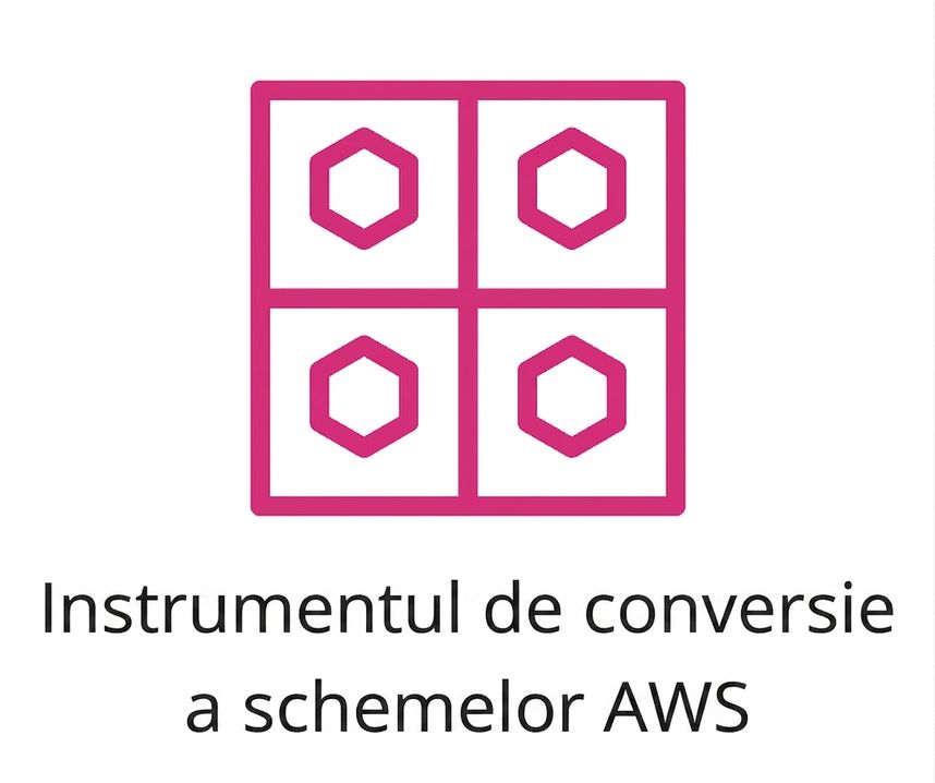 Pictogramă pentru AWS Schema Conversion Tool.
