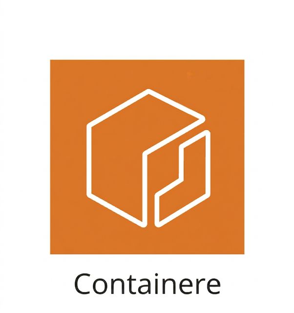 O pictogramă reprezentând containere.