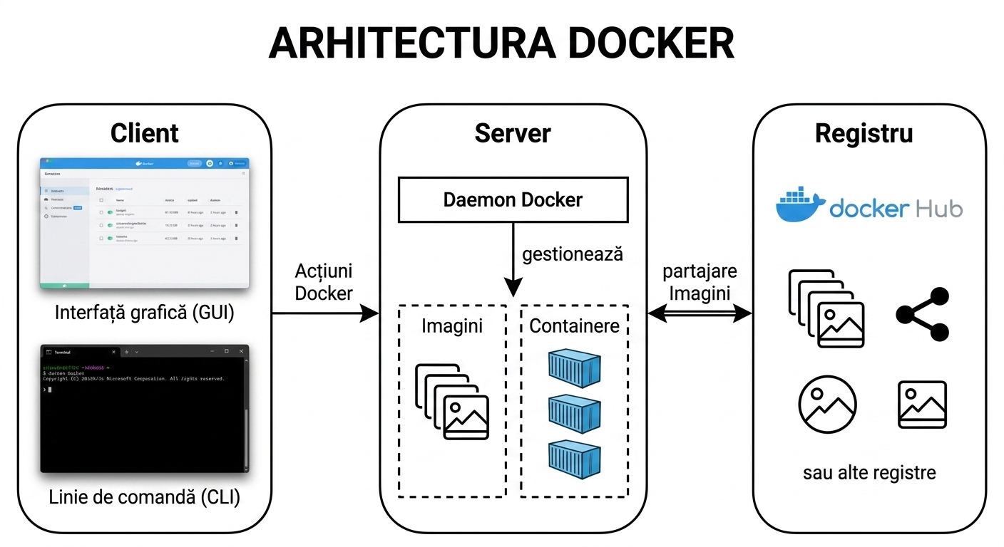 Prezentare generală a arhitecturii Docker