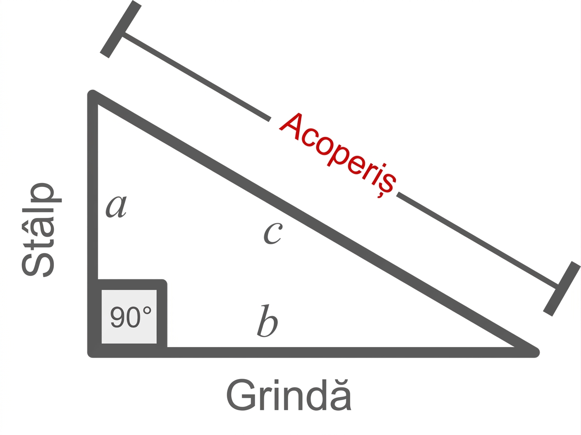 Roof beam calculation diagram