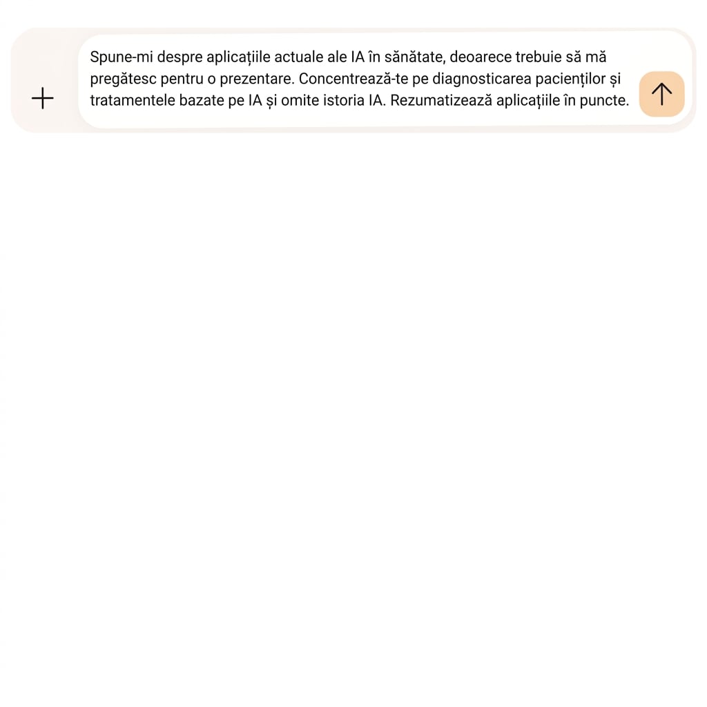 Textul solicită un rezumat al aplicațiilor sub formă de liste cu puncte
