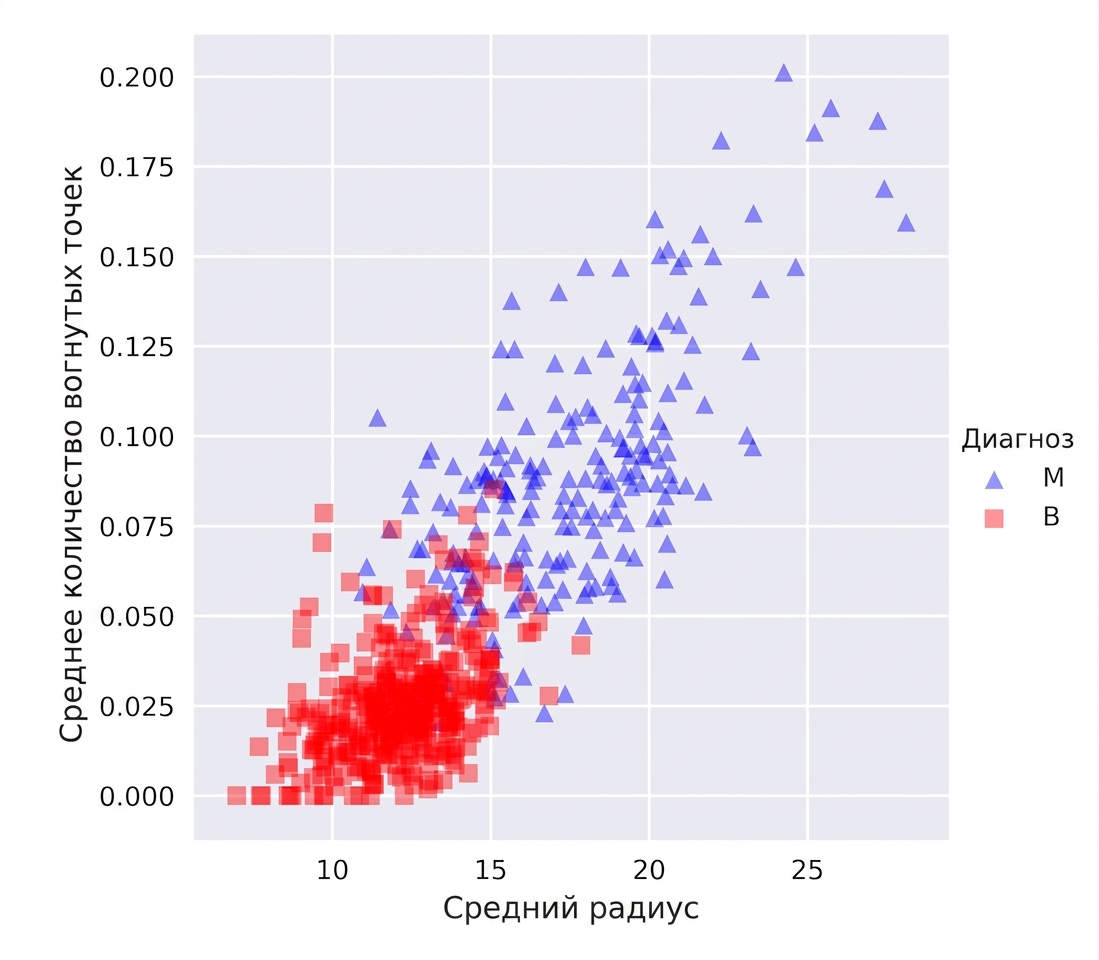 Рак молочной железы в 2D
