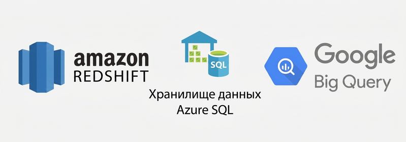 Amazon Redshift, Google BigQuery и Azure SQL Data Warehouse