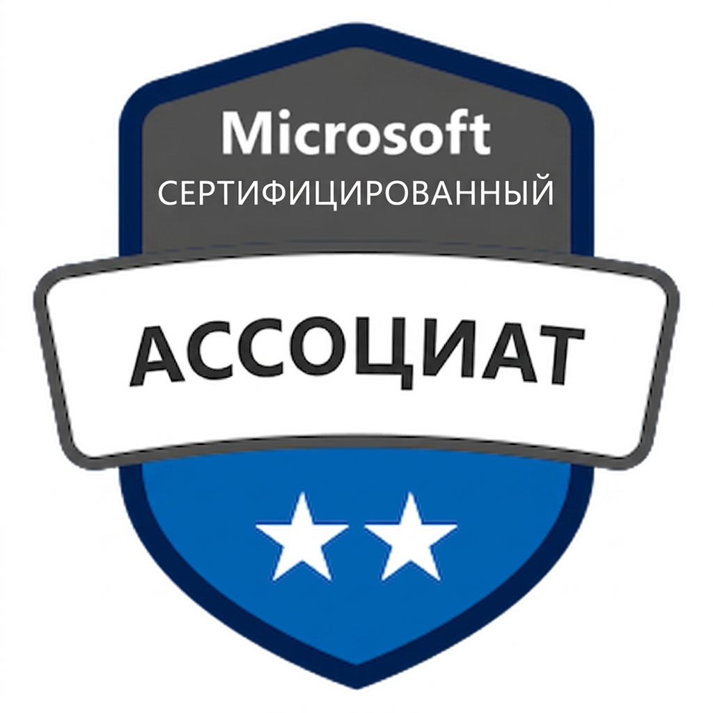Сертификат, выдаваемый после сдачи экзамена PL-300 Microsoft Power BI Data Analyst
