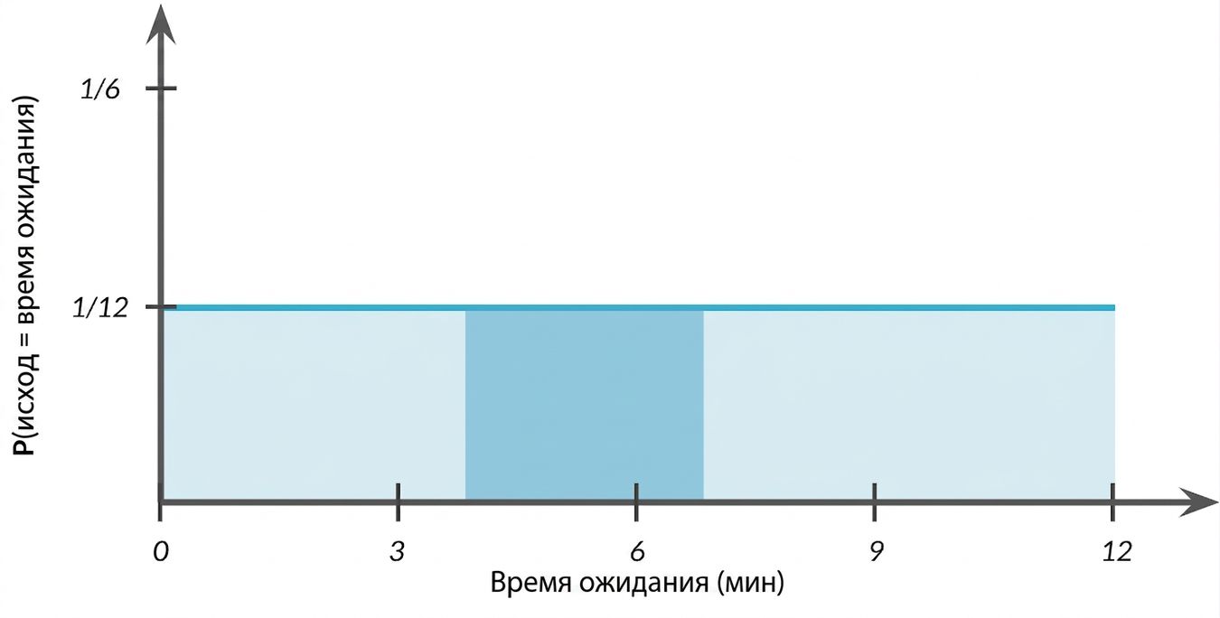 Область между 4 и 7, выделенная под горизонтальной линией