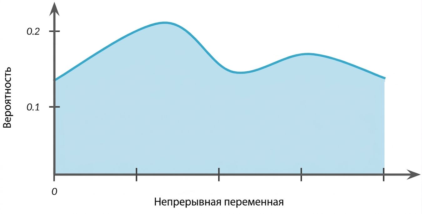 Распределение с двумя пиками
