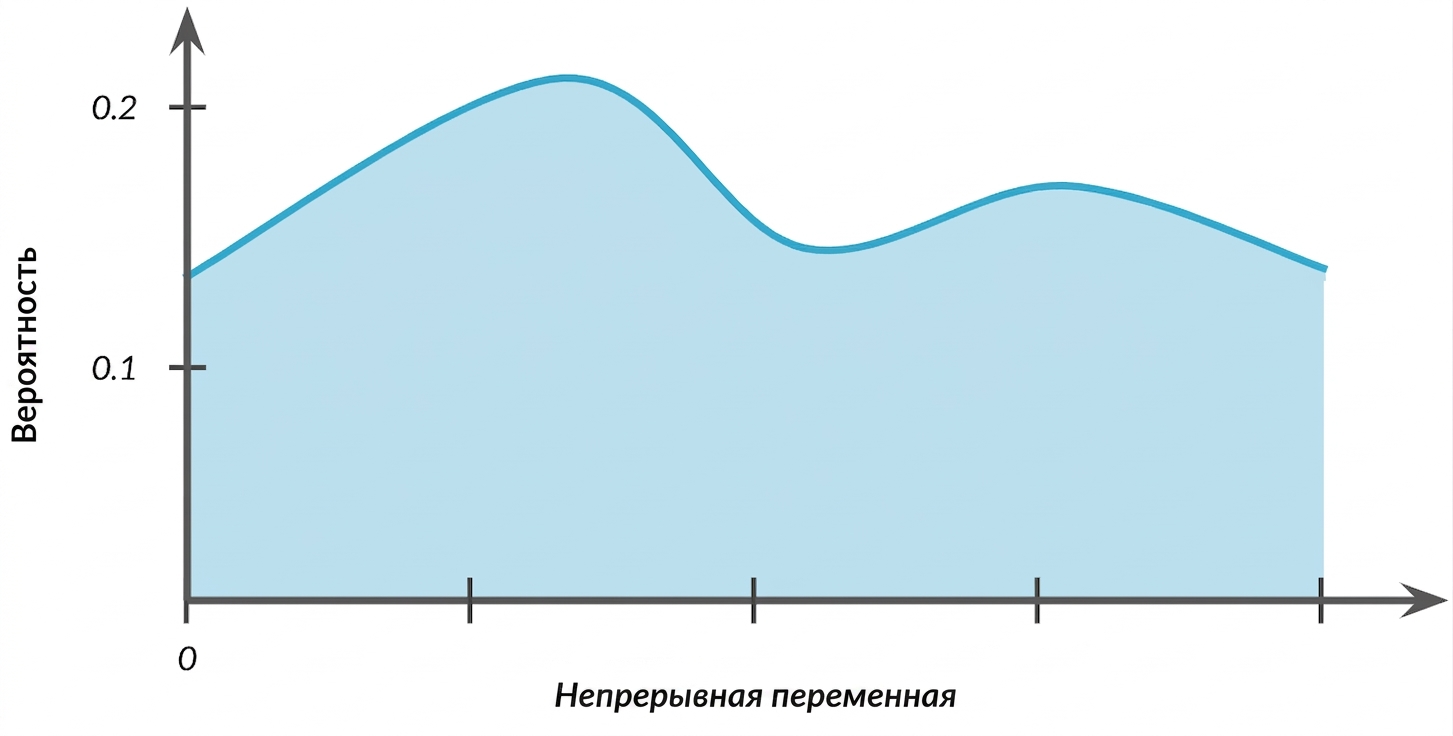 Распределение с двумя пиками