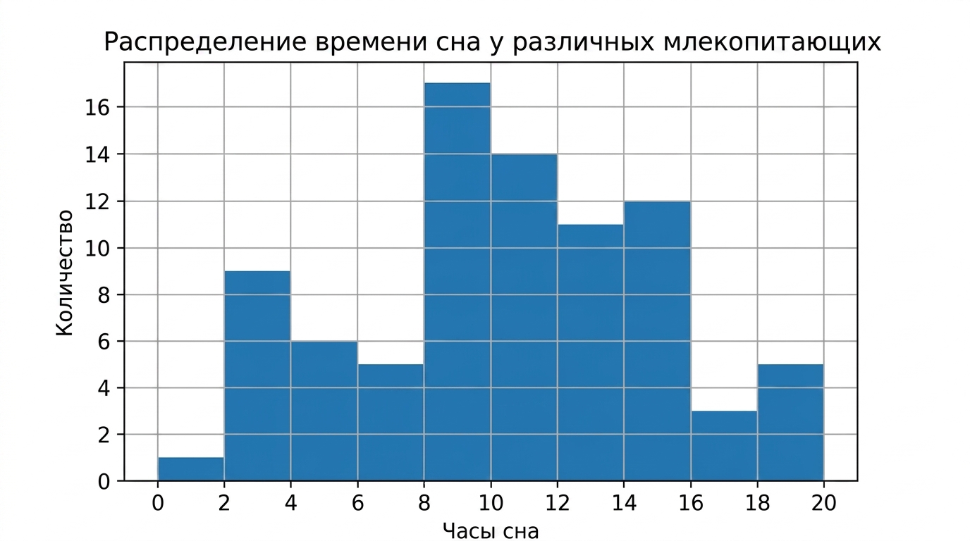 Гистограмма msleep