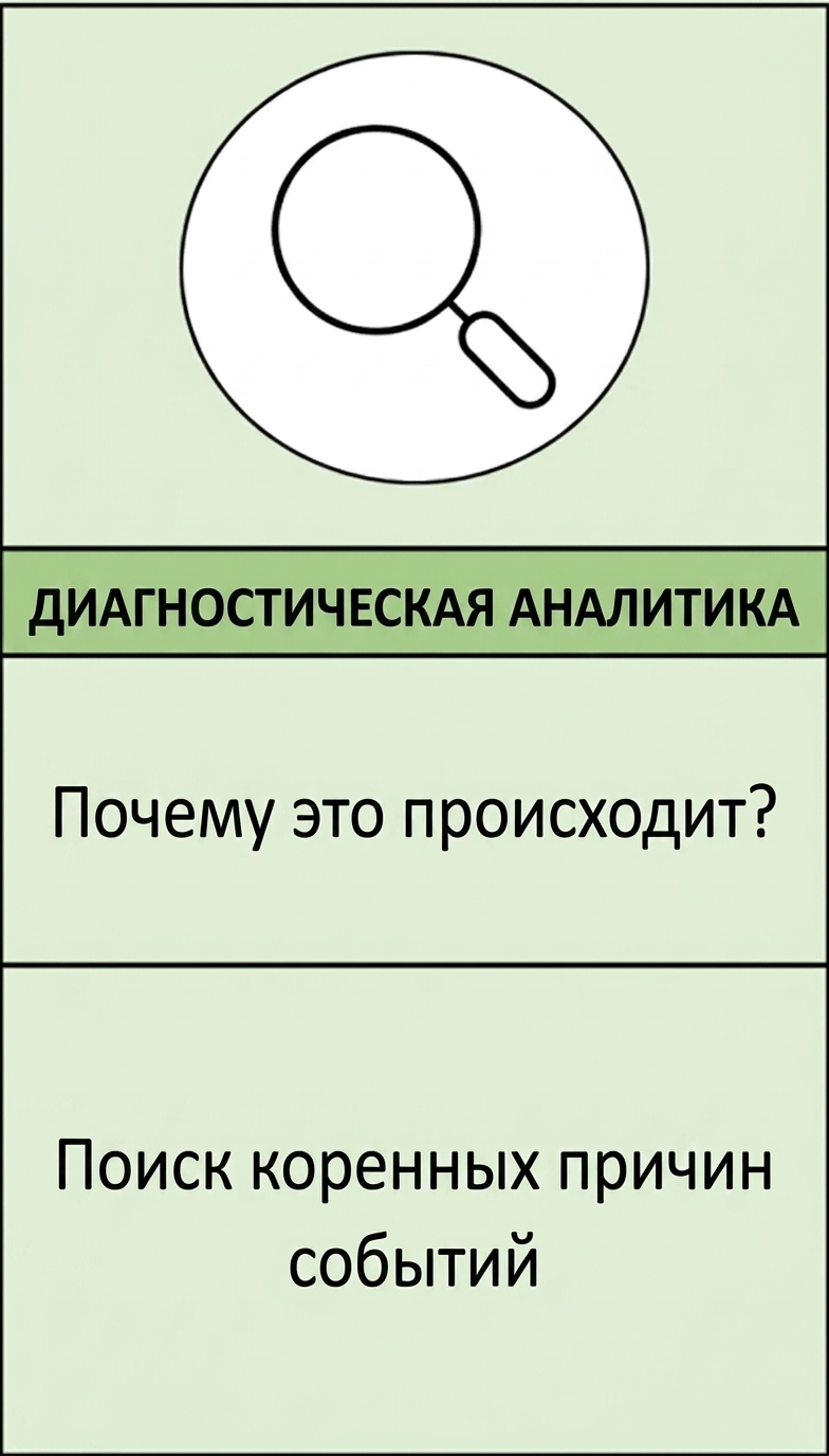 Крупный план диагностической аналитики