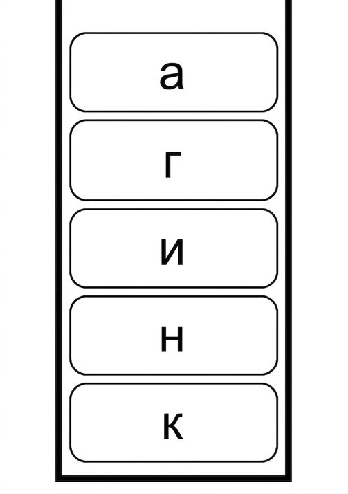 Графическое представление стека.