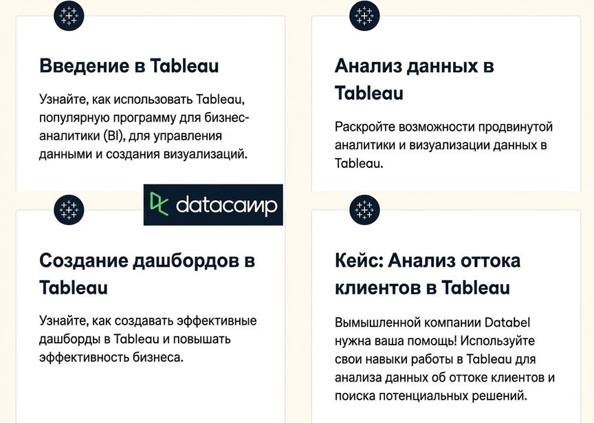 курсы по tableau
