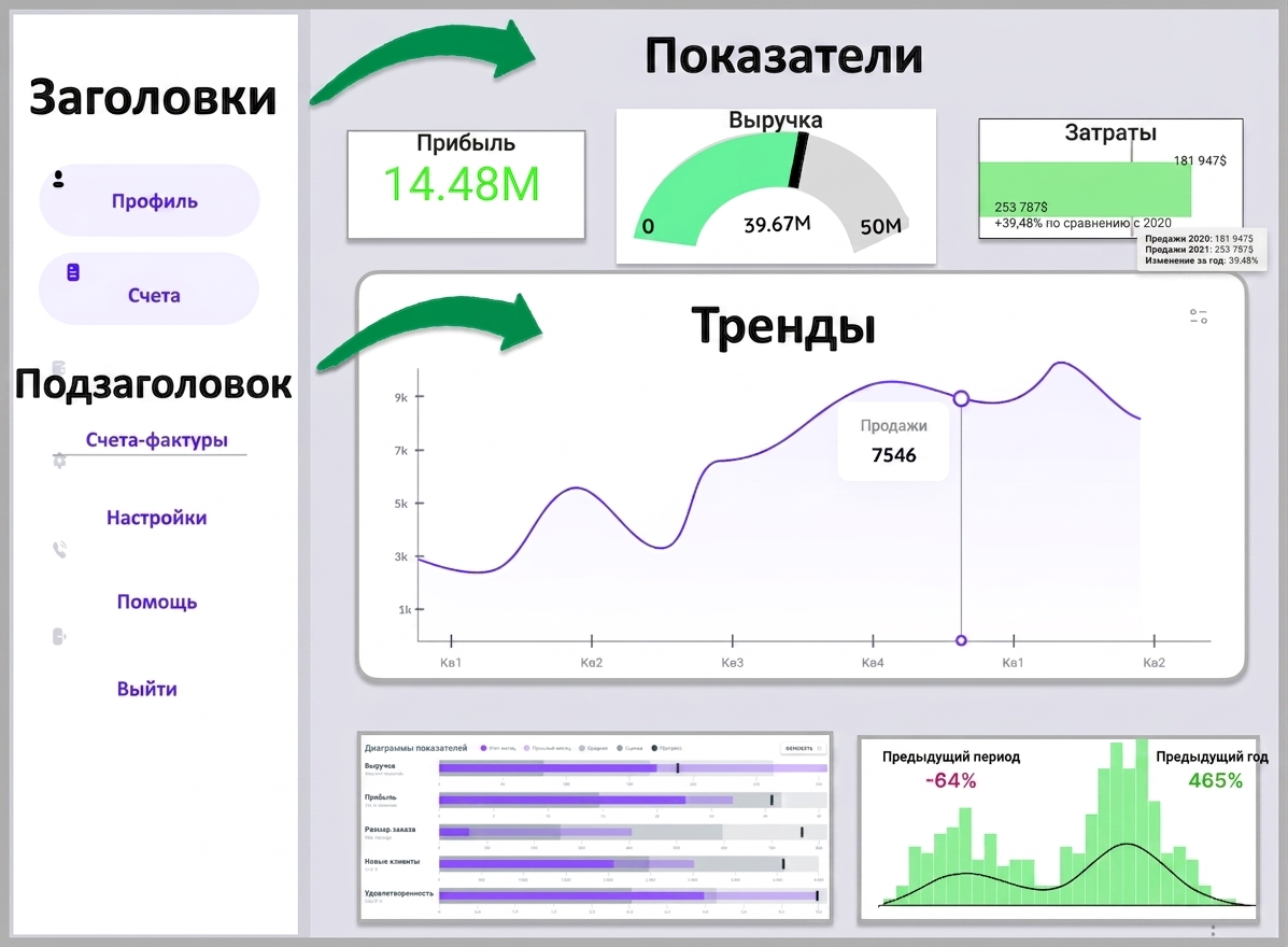подзаголовок