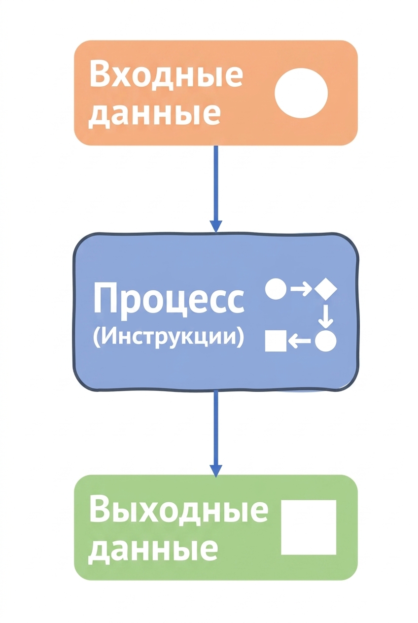 Входные данные, процесс и результаты