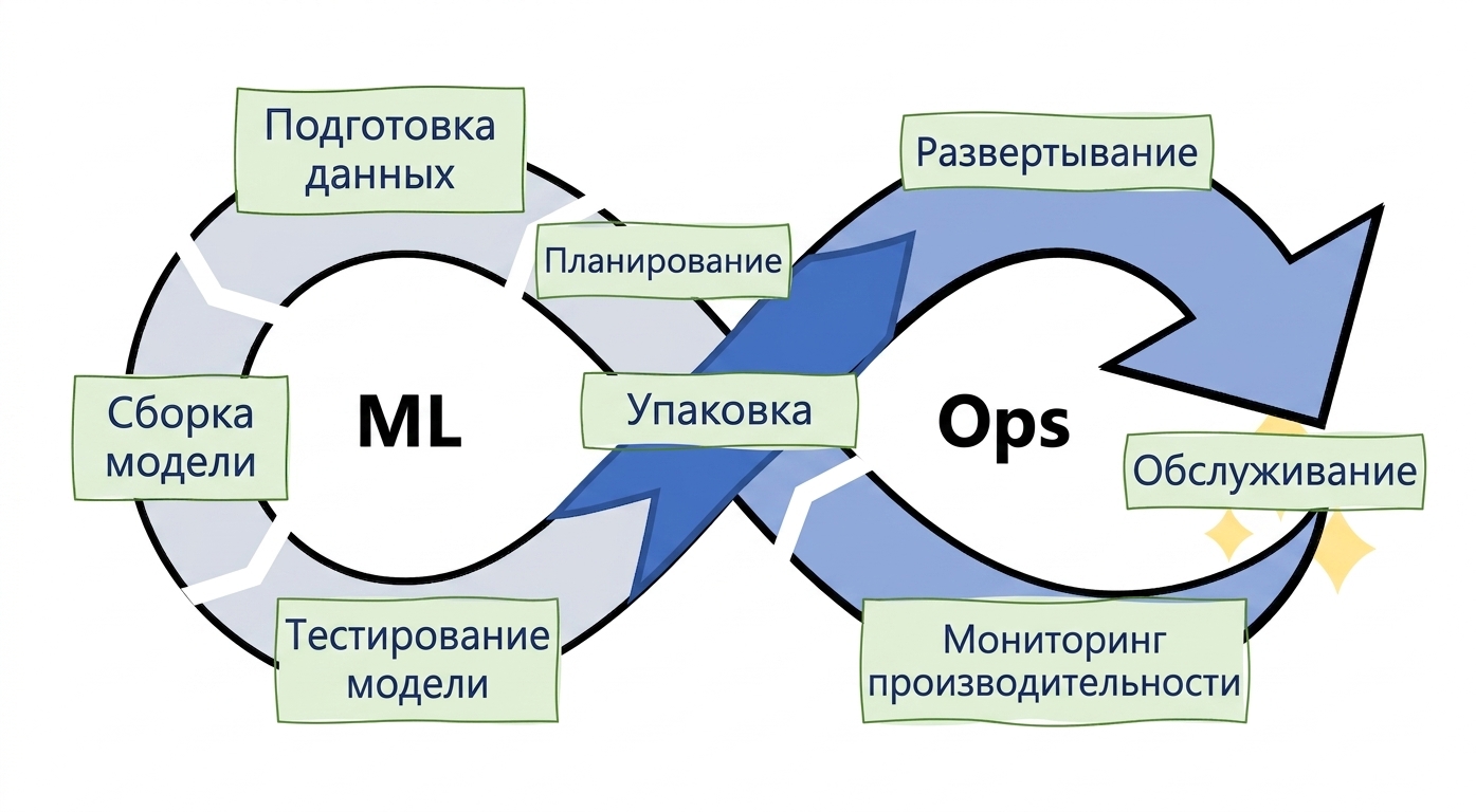 Этапы методологии MLOps