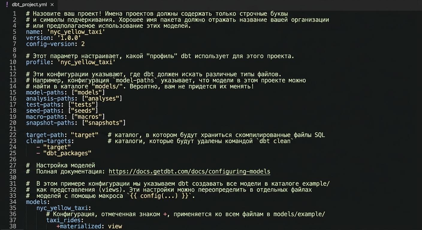 Пример dbt_project.yml