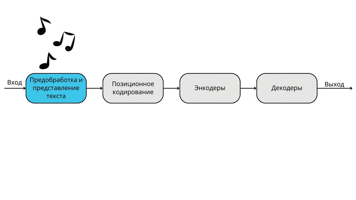 Первый компонент трансформера и отдельные ноты