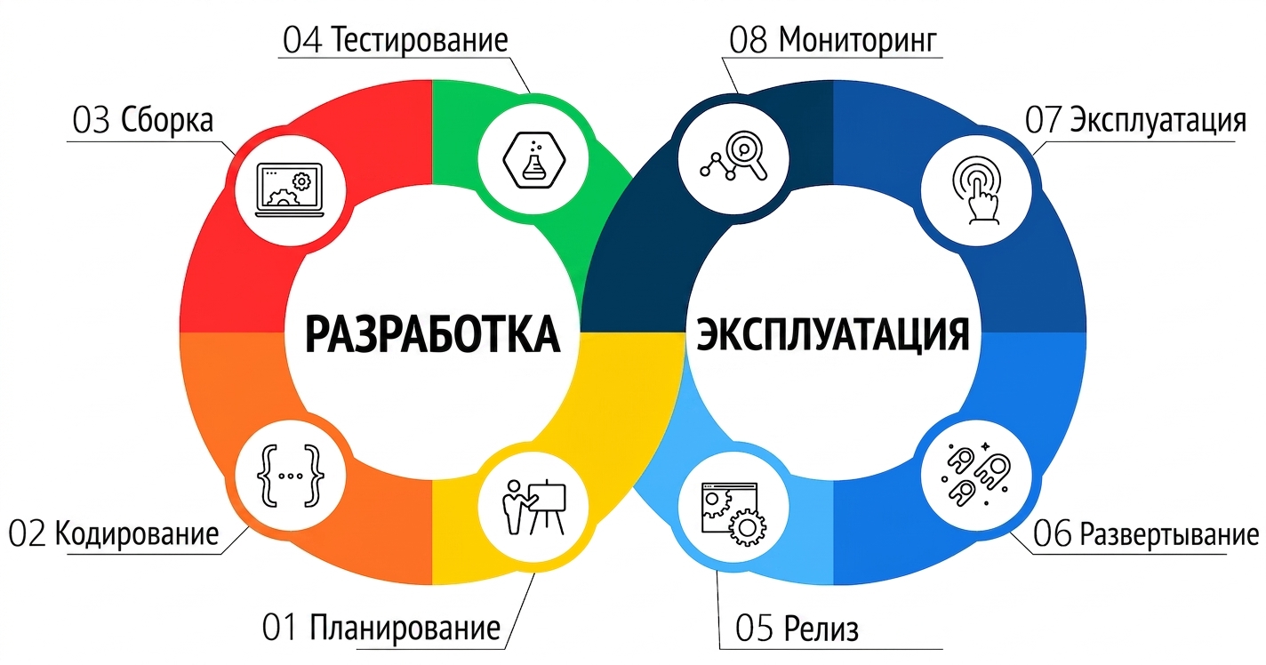Цикл DevOps.