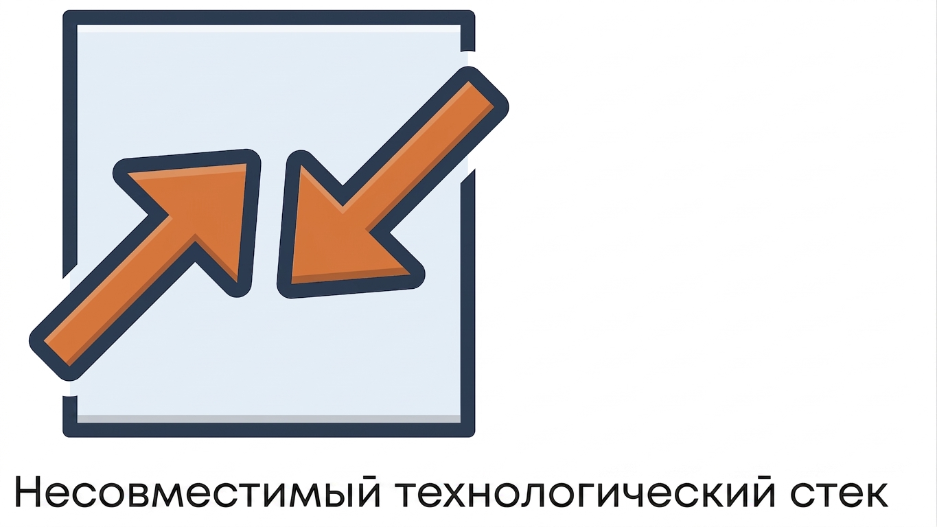 Несовместимый технологический стек