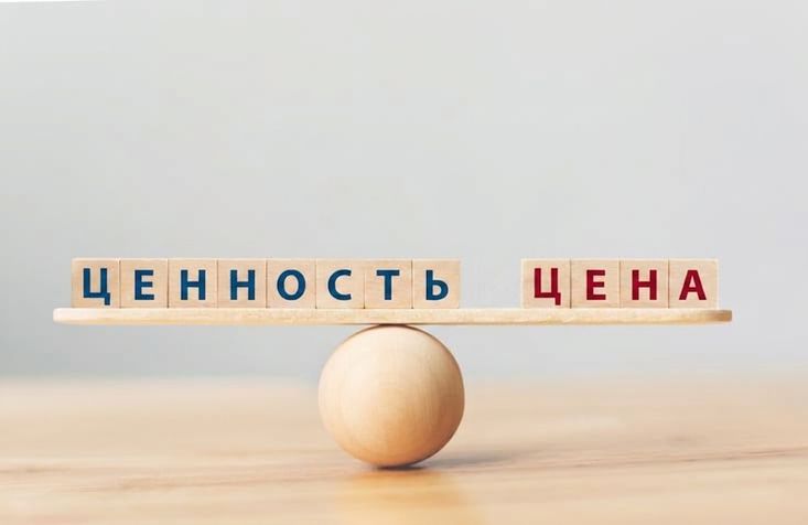 карандаш с разделами, обозначающими слова total, cost of и ownership