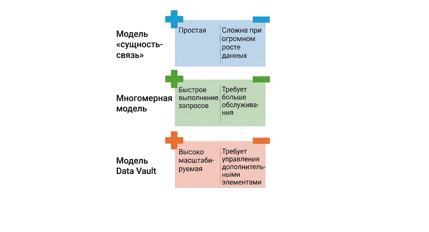 Плюсы и минусы Data Vault