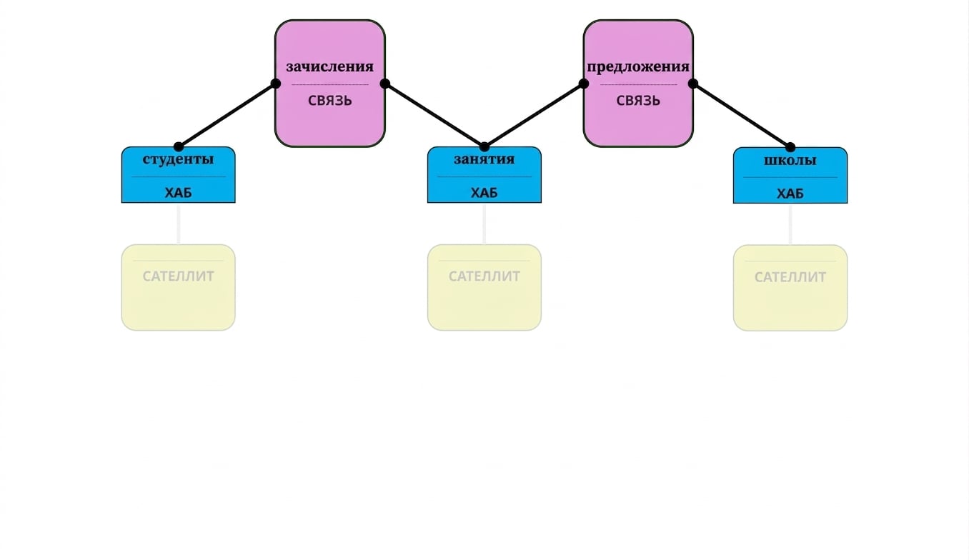 Data vault model: Links