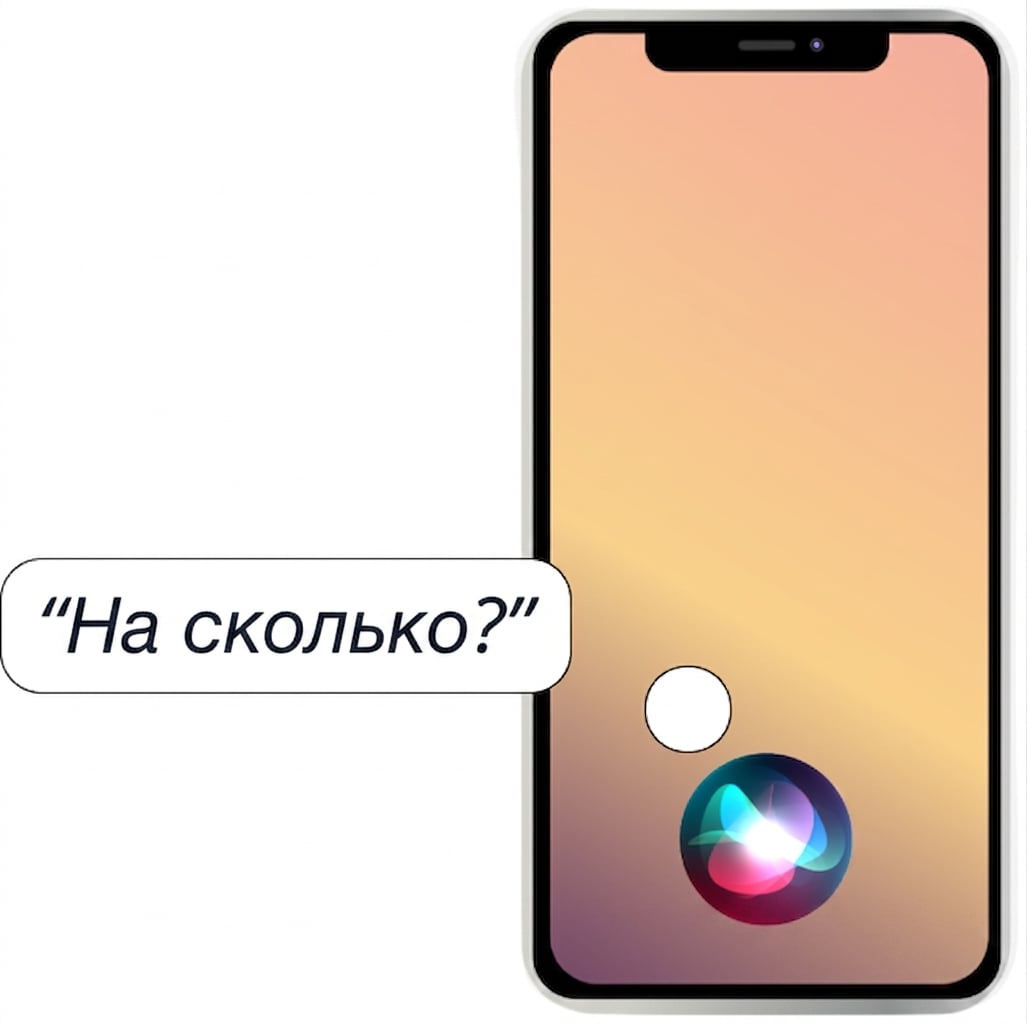 Иконка голосового ассистента смартфона