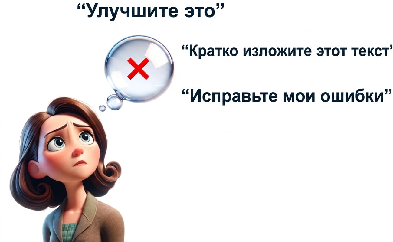 Человек с облачком мысли