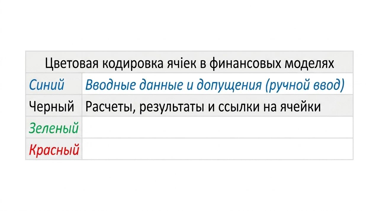 Схема цветового кодирования с синим и чёрным цветами