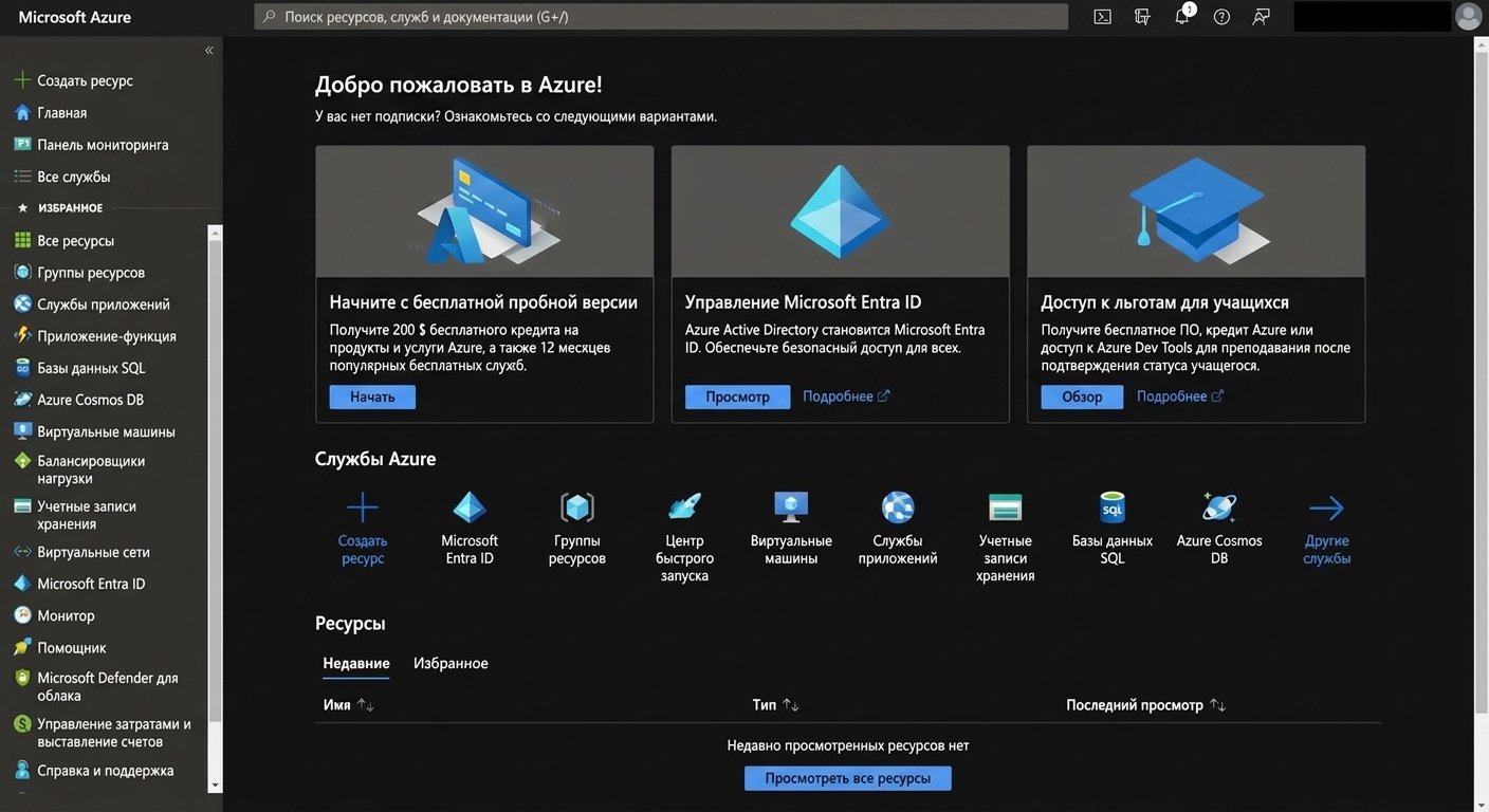 Портал Azure