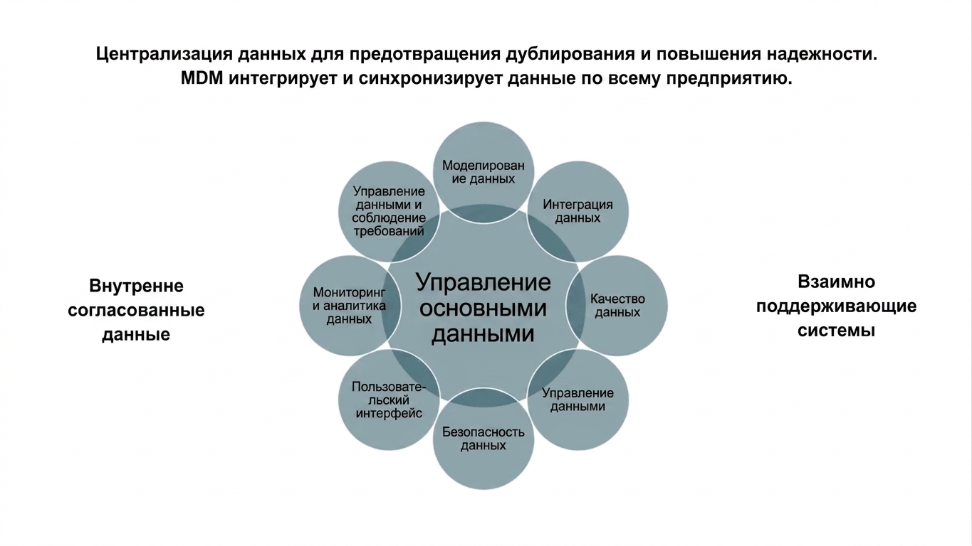Аспекты MDM в виде колеса