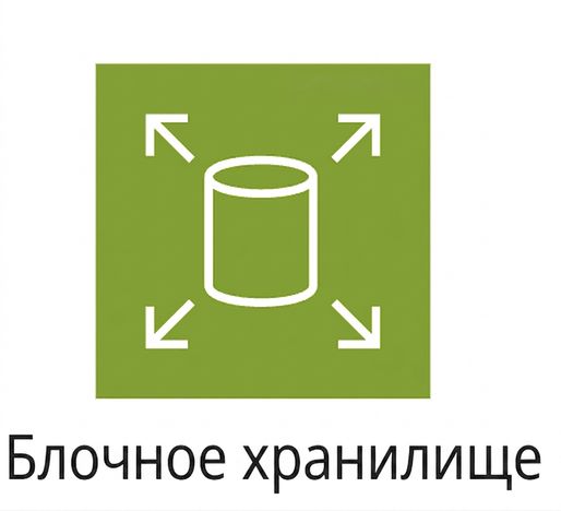Иконка блочного хранилища.