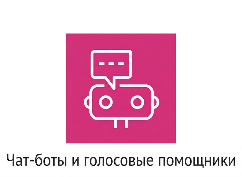 Иконка чат-ботов и голосовых ассистентов.
