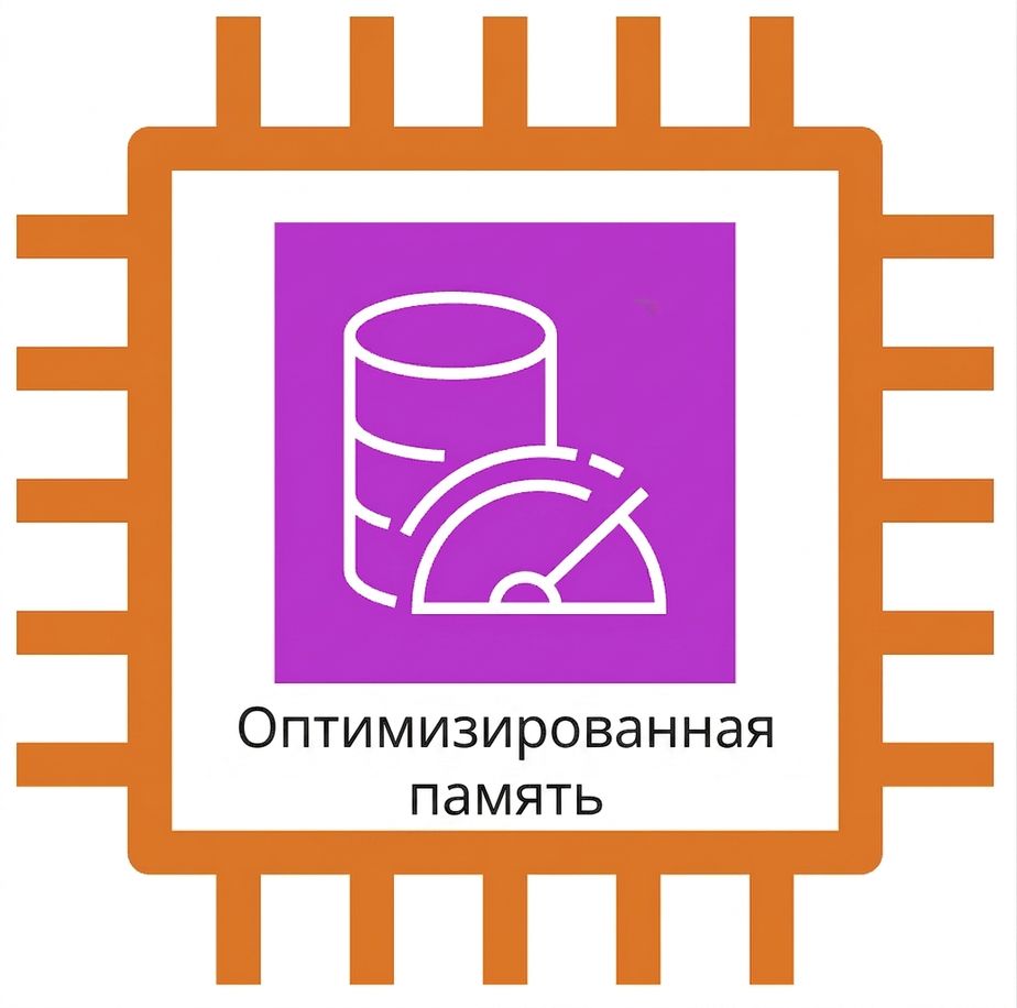 Иконка экземпляра EC2, оптимизированного для памяти.