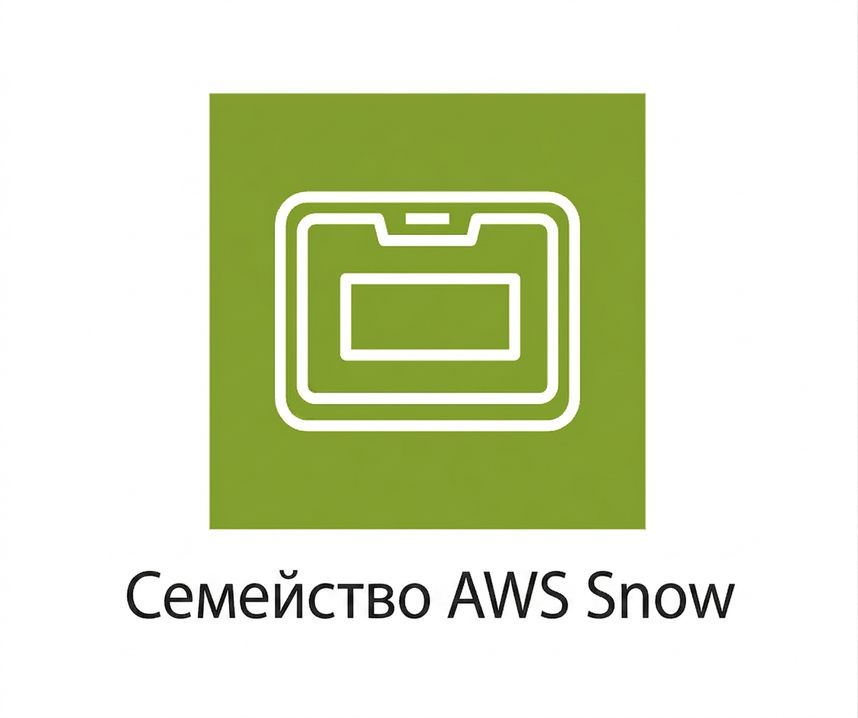 Иконка AWS Snow Family.