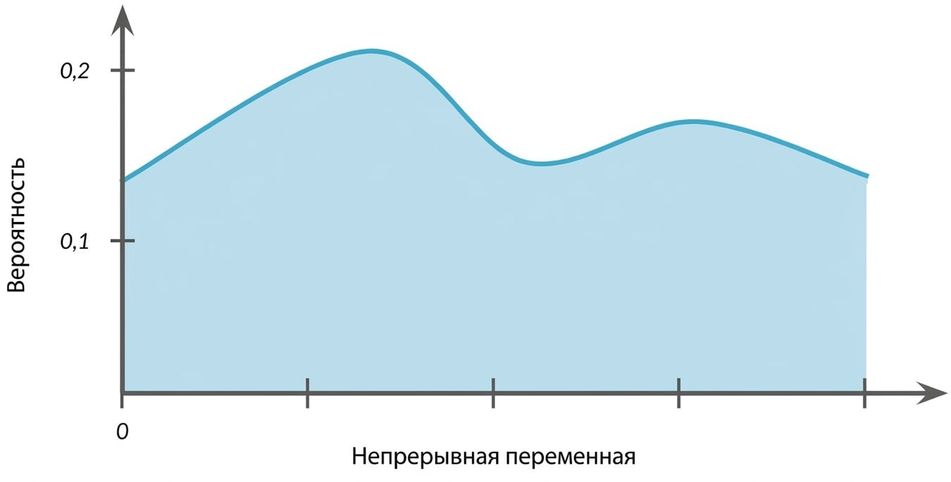Распределение с двумя пиками